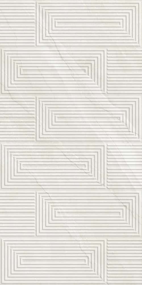 Glamour Bianco Decore 600×1200 mm NR Surface decor tile