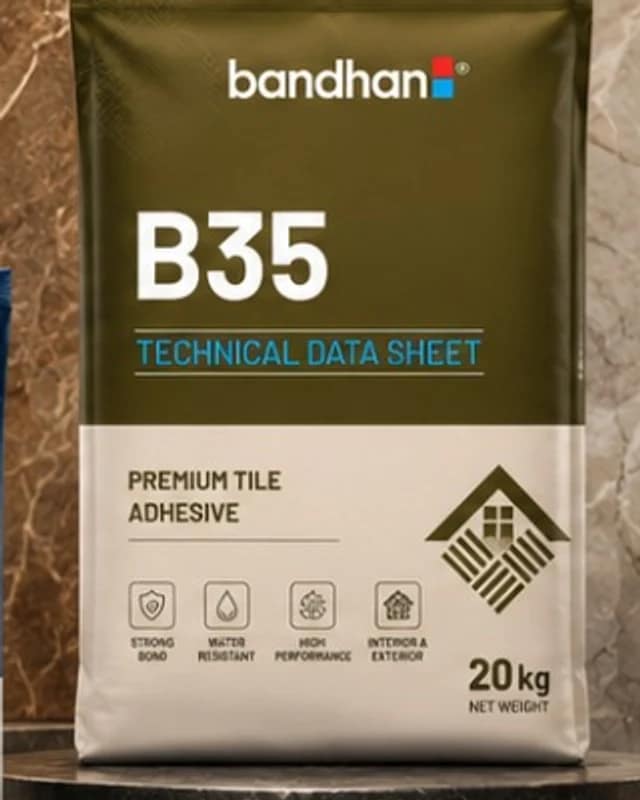 Bandhan B35 premium tile adhesive, 20 kg bag