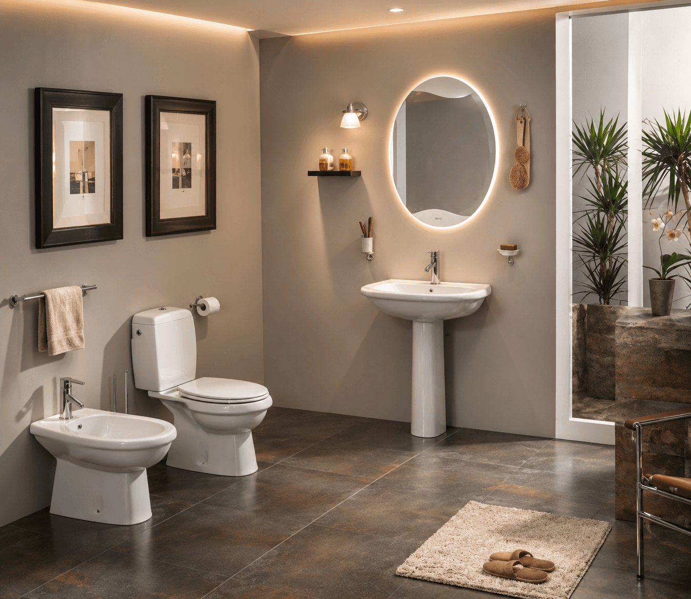 Premium sanitaryware — WCs and wash basins