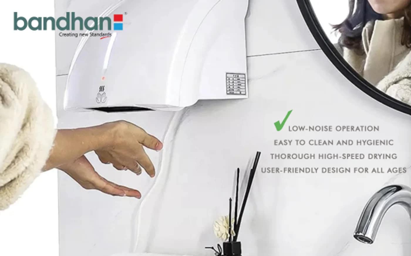 Automatic Hand Dryers — Bandhan Ceramic