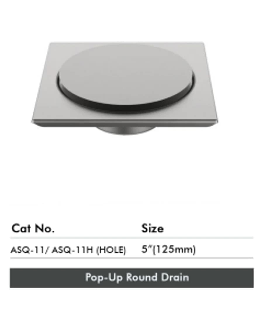 Pop-Up Round Drain — Floor Drains at Bandhan Ceramic