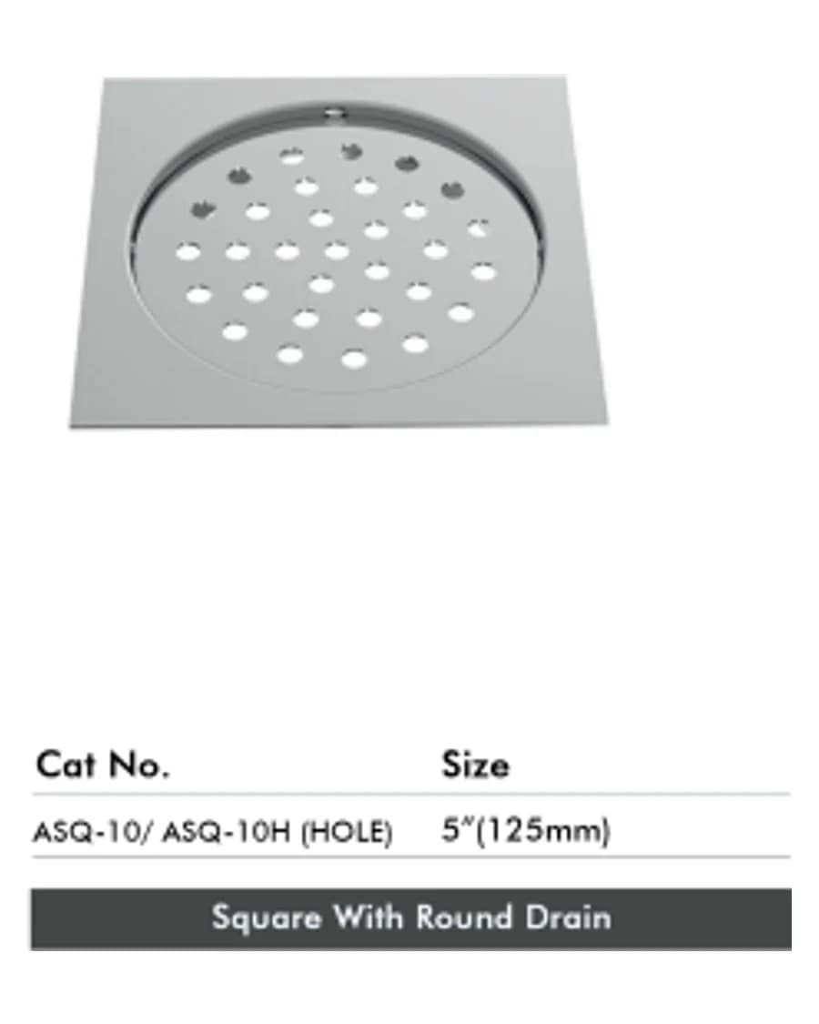 Square With Round Drain — Floor Drains at Bandhan Ceramic