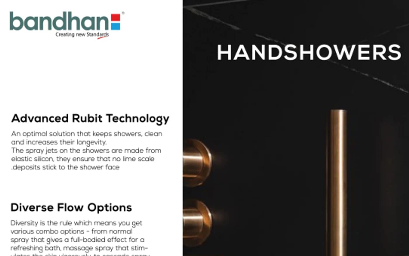 Hand Showers — Bandhan Ceramic