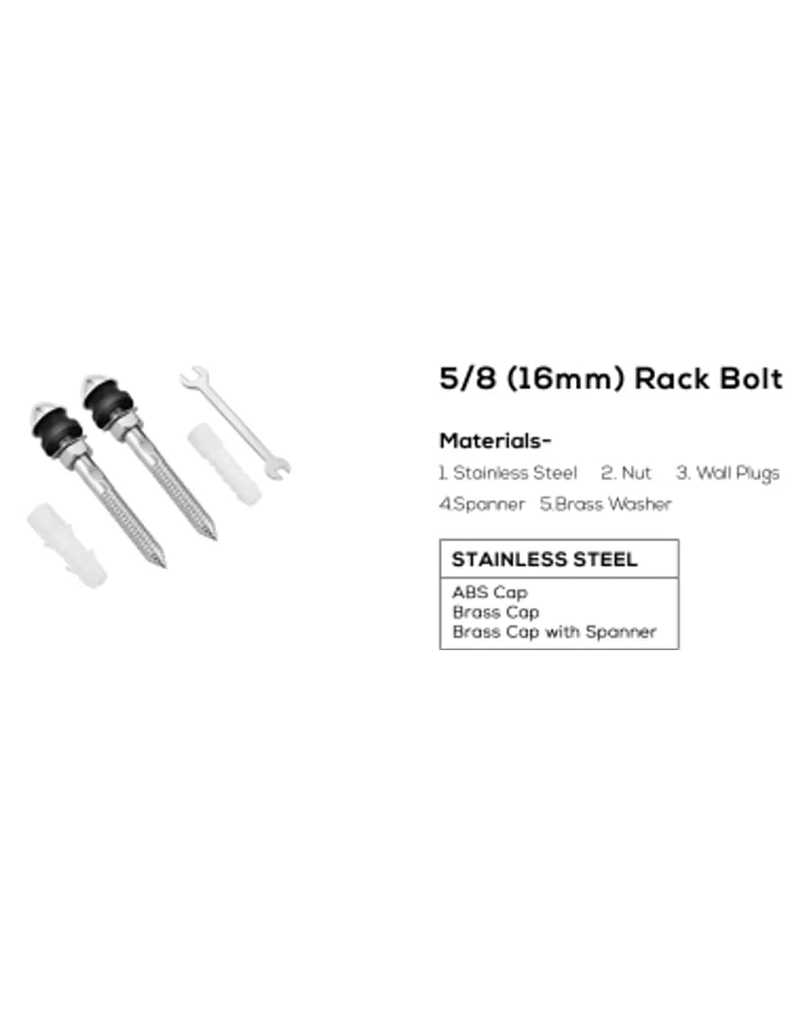 5/8" (16 mm) Rack Bolt — Rack Bolts at Bandhan Ceramic