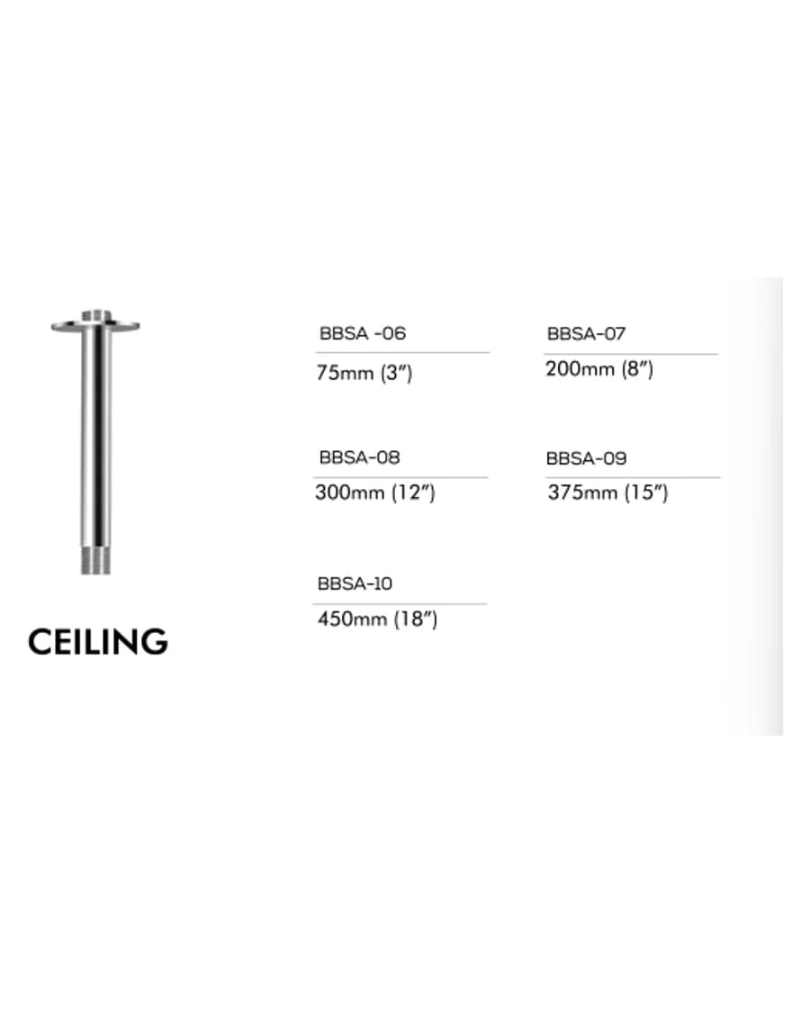 Brass — Ceiling — Shower Arms at Bandhan Ceramic