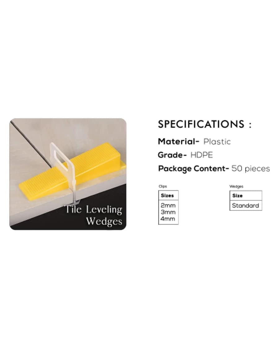 Tile Levelling Wedges — Tile Accessories at Bandhan Ceramic
