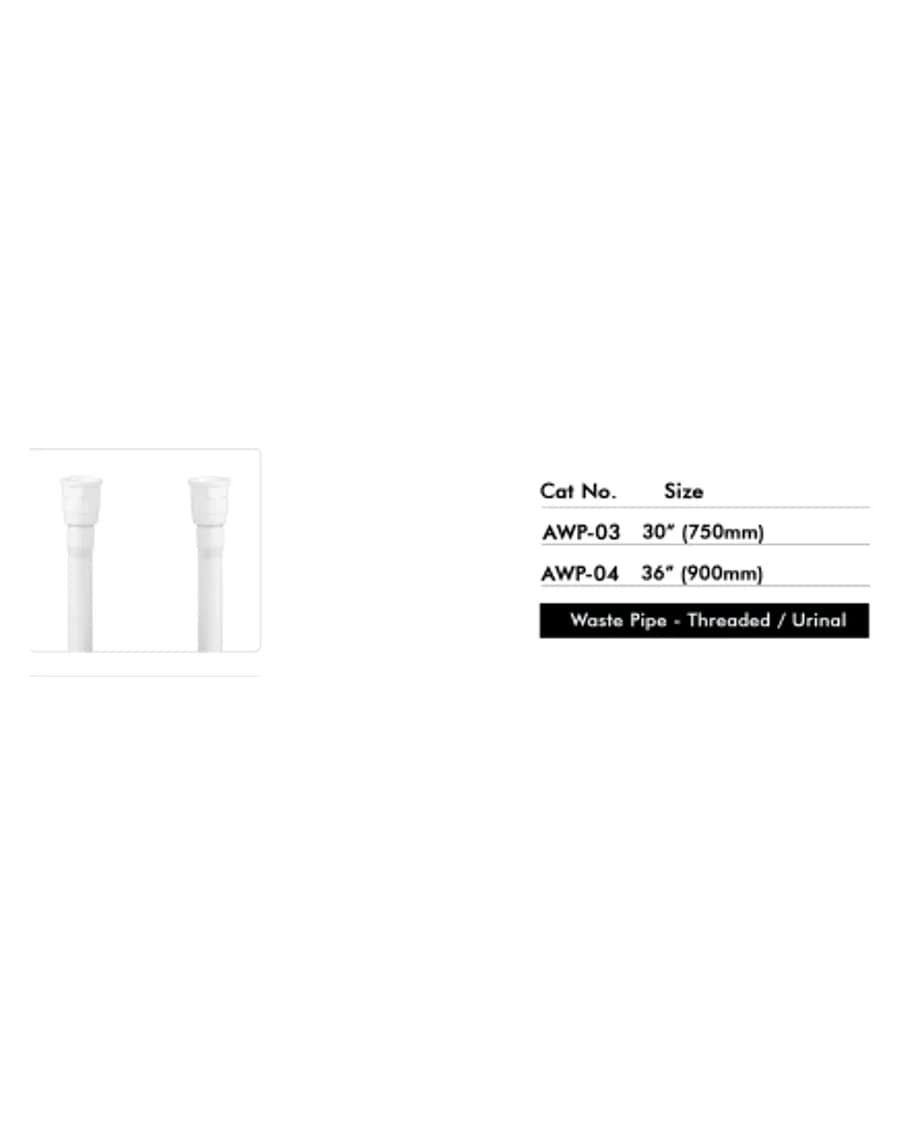 Waste Pipe — Threaded / Urinal — Waste Pipes at Bandhan Ceramic