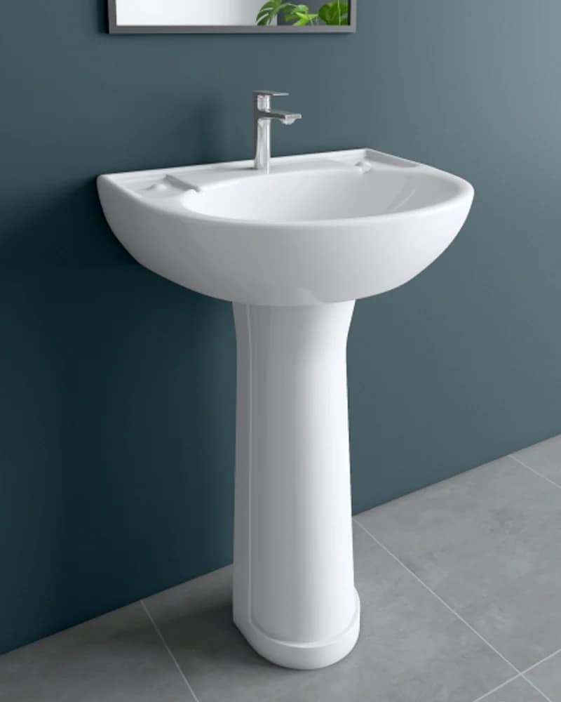 Elke / Olin — BHOLS Full-Pedestal Basin Sets at Bandhan Ceramic