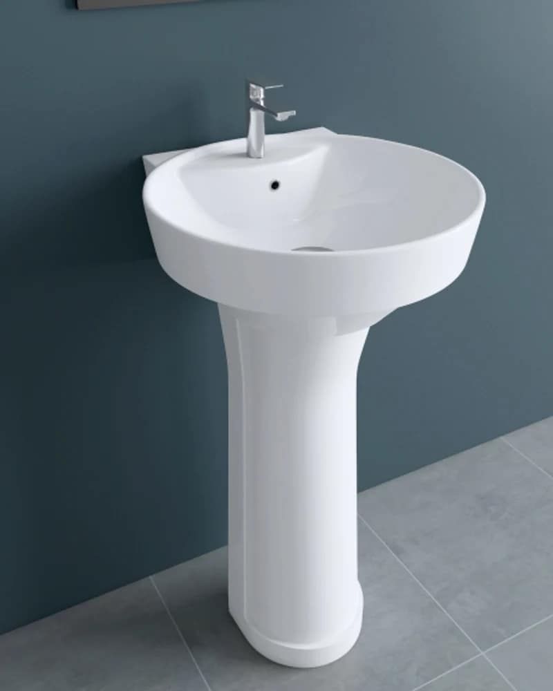 Elvino / Olin — BHOLS Full-Pedestal Basin Sets at Bandhan Ceramic