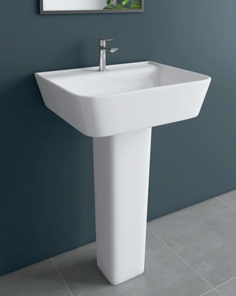 Kuma / Bruno — BHOLS Full-Pedestal Basin Sets at Bandhan Ceramic