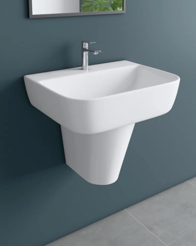 Conrad / Isla — BHOLS Half-Pedestal Basin Sets at Bandhan Ceramic