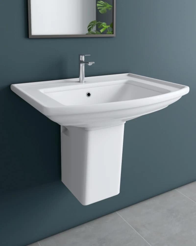 Eldora / Jeli — BHOLS Half-Pedestal Basin Sets at Bandhan Ceramic