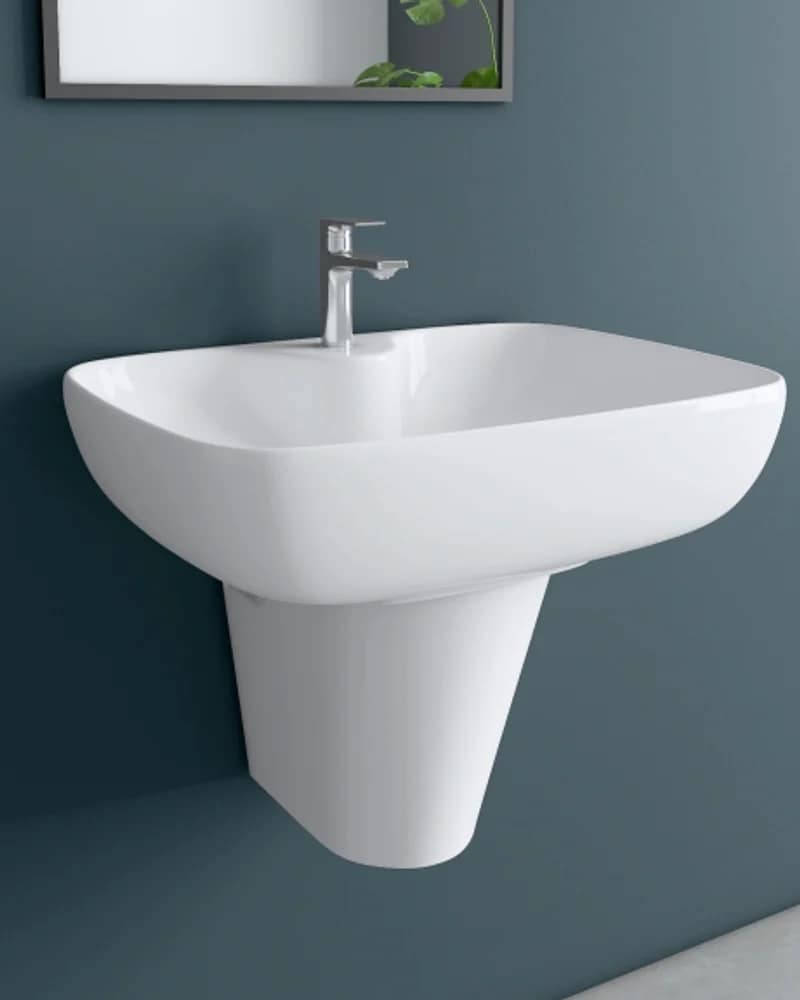 Erich / Isla — BHOLS Half-Pedestal Basin Sets at Bandhan Ceramic