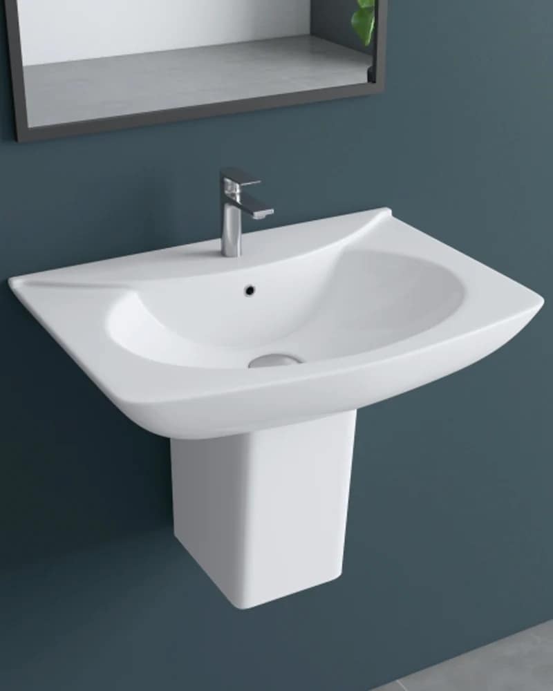 Kalisto / Jeli — BHOLS Half-Pedestal Basin Sets at Bandhan Ceramic