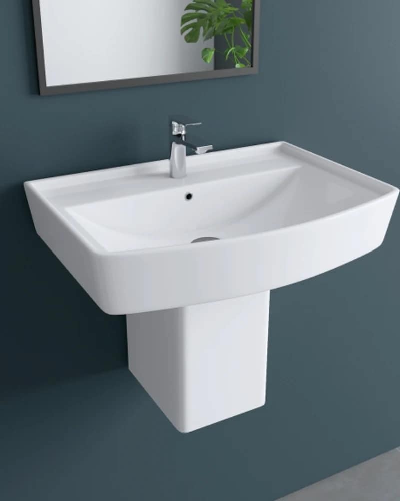 Morena / Jeli — BHOLS Half-Pedestal Basin Sets at Bandhan Ceramic