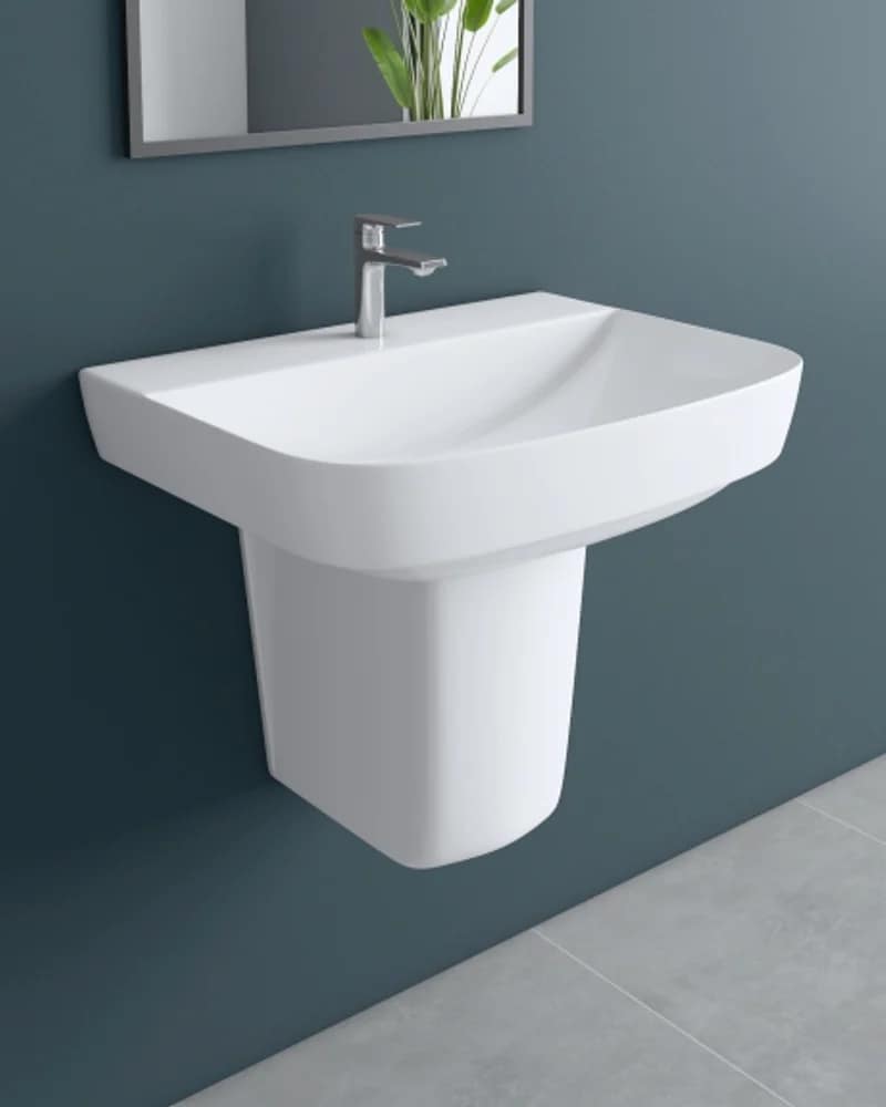 Romi / Amy — BHOLS Half-Pedestal Basin Sets at Bandhan Ceramic
