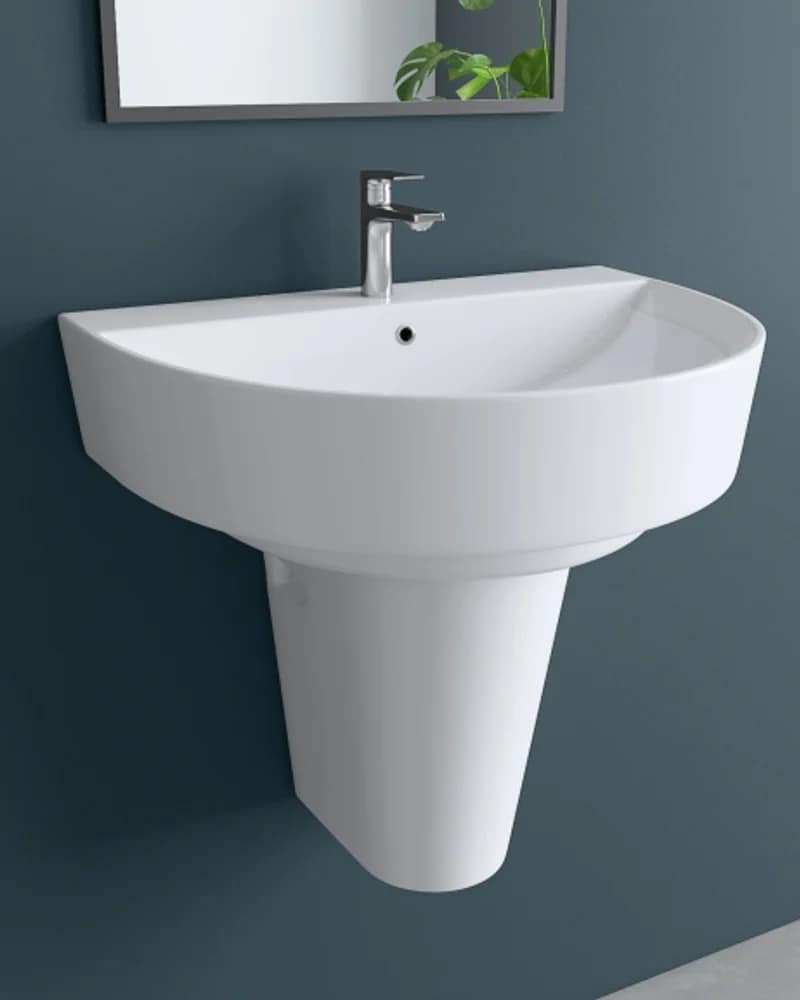 Walter / Isla — BHOLS Half-Pedestal Basin Sets at Bandhan Ceramic