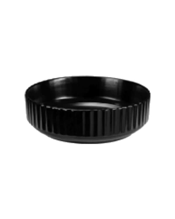 Oval Dark Black — Heart Matt at Bandhan Ceramic Oval Dark Black — Heart Matt at Bandhan Ceramic