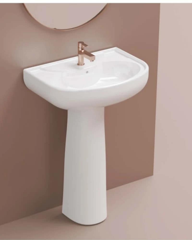 Comfort — Radiance Full-Pedestal Basins at Bandhan Ceramic Comfort — Radiance Full-Pedestal Basins at Bandhan Ceramic