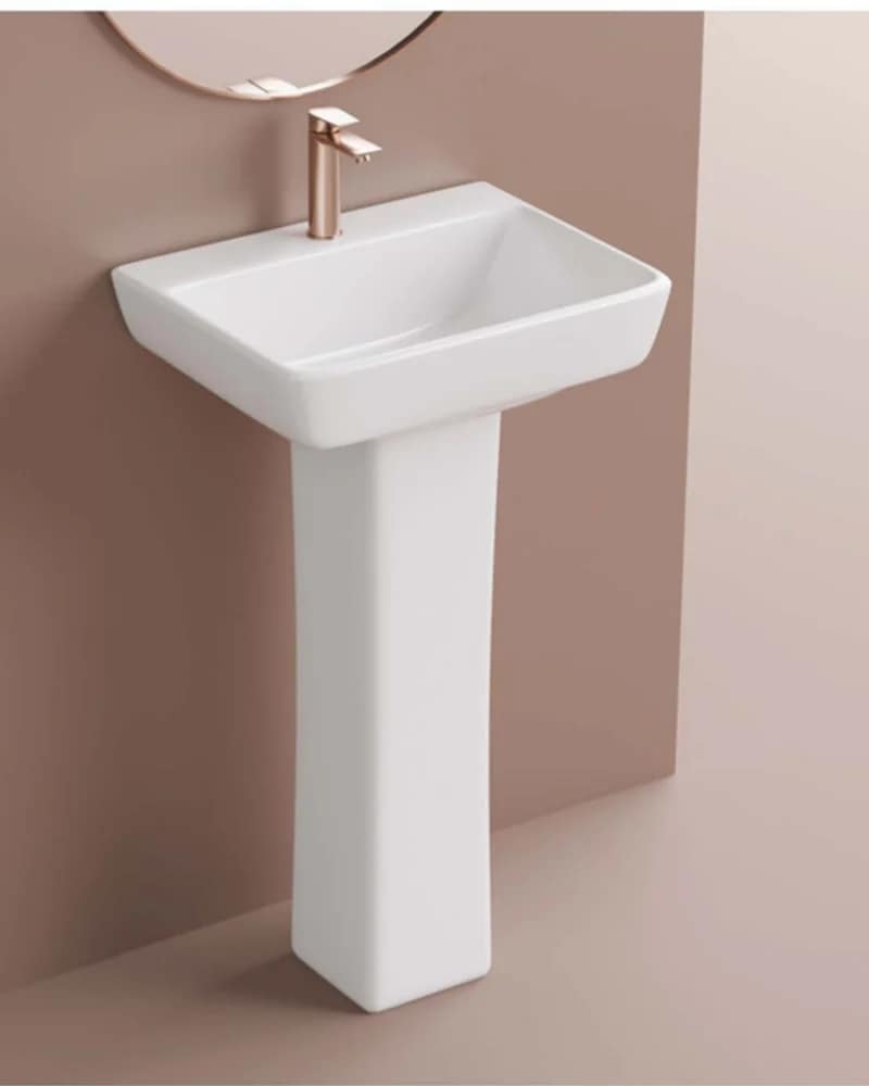 Rex — Radiance Full-Pedestal Basins at Bandhan Ceramic Rex — Radiance Full-Pedestal Basins at Bandhan Ceramic