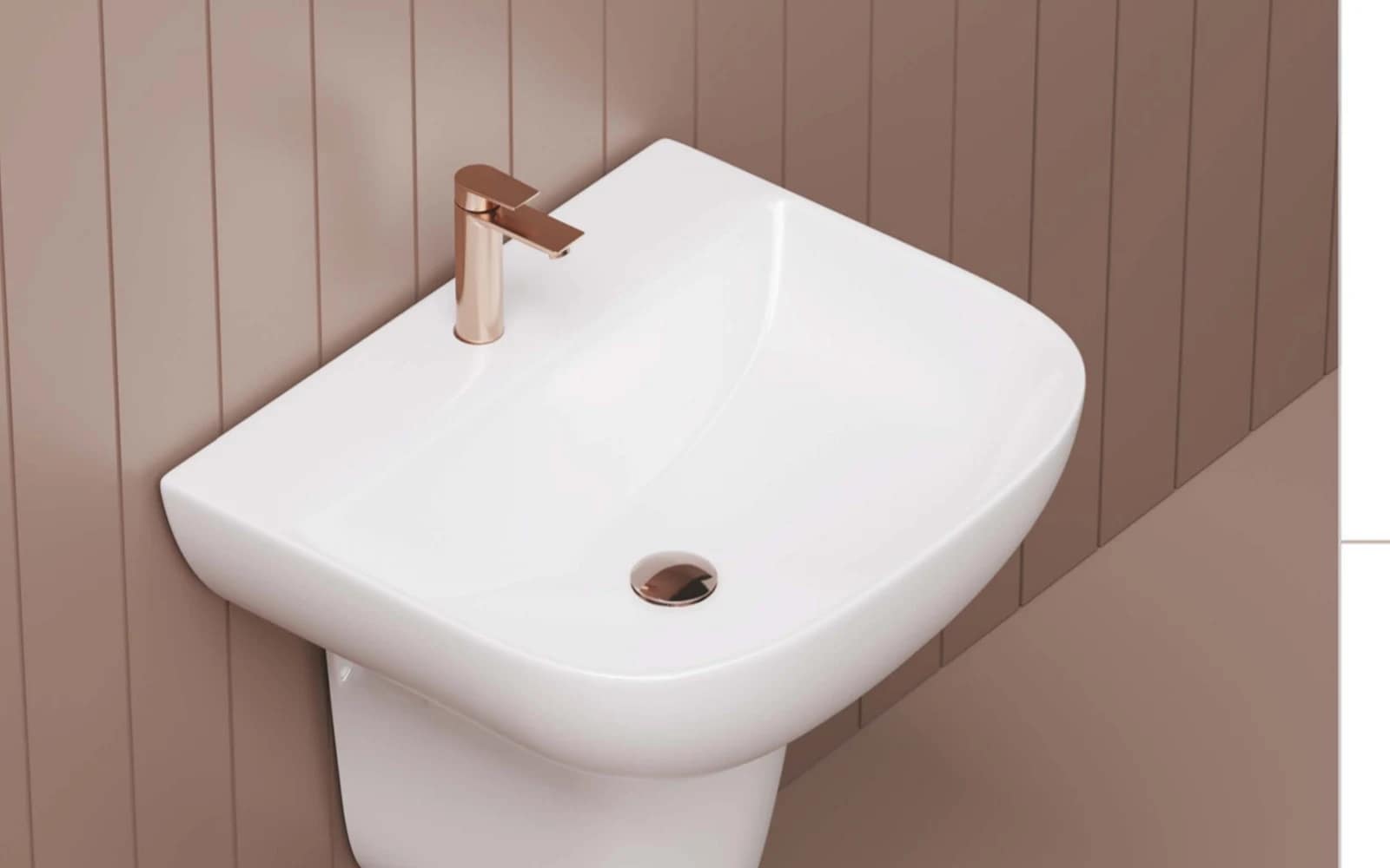 Radiance Half-Pedestal Basins — Bandhan Ceramic Radiance Half-Pedestal Basins — Bandhan Ceramic
