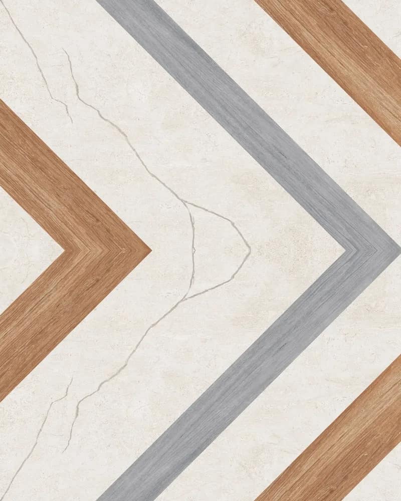 Flakes Wood — Bookmatch Collection at Bandhan Ceramic