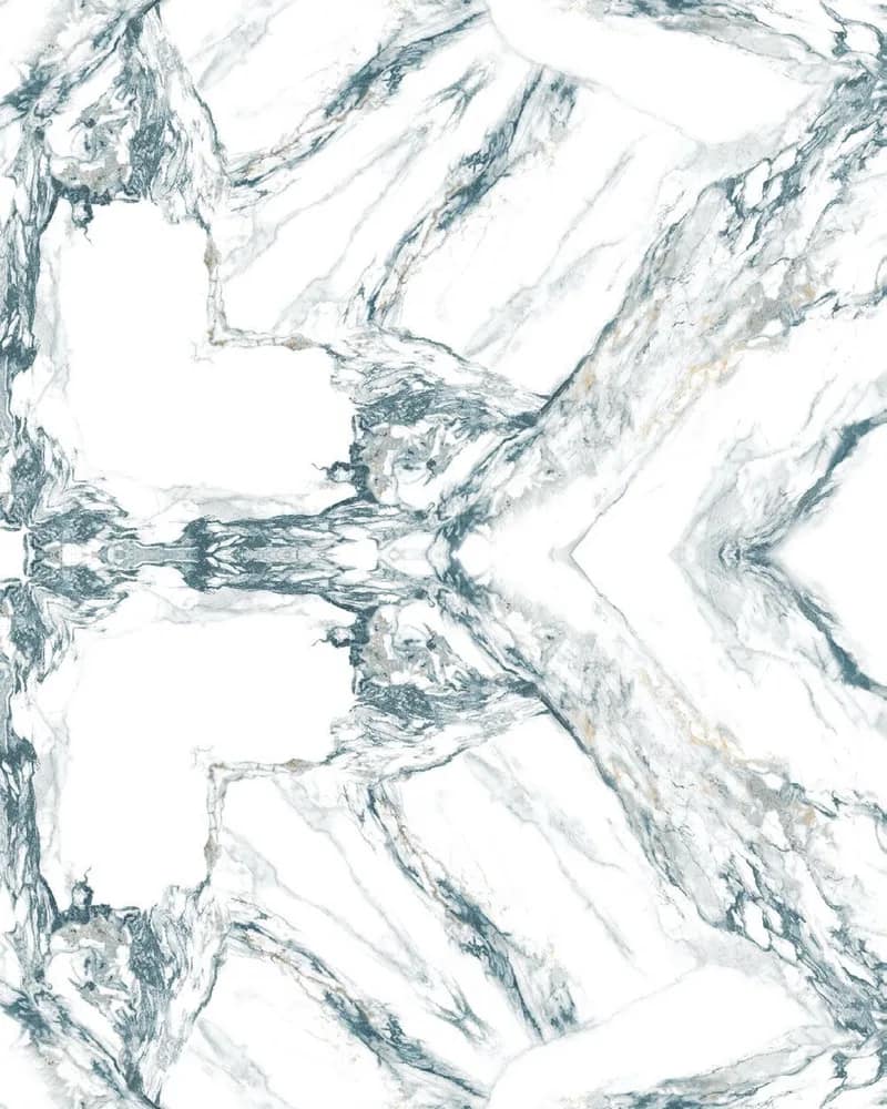 Vilom Teal — Bookmatch Collection at Bandhan Ceramic