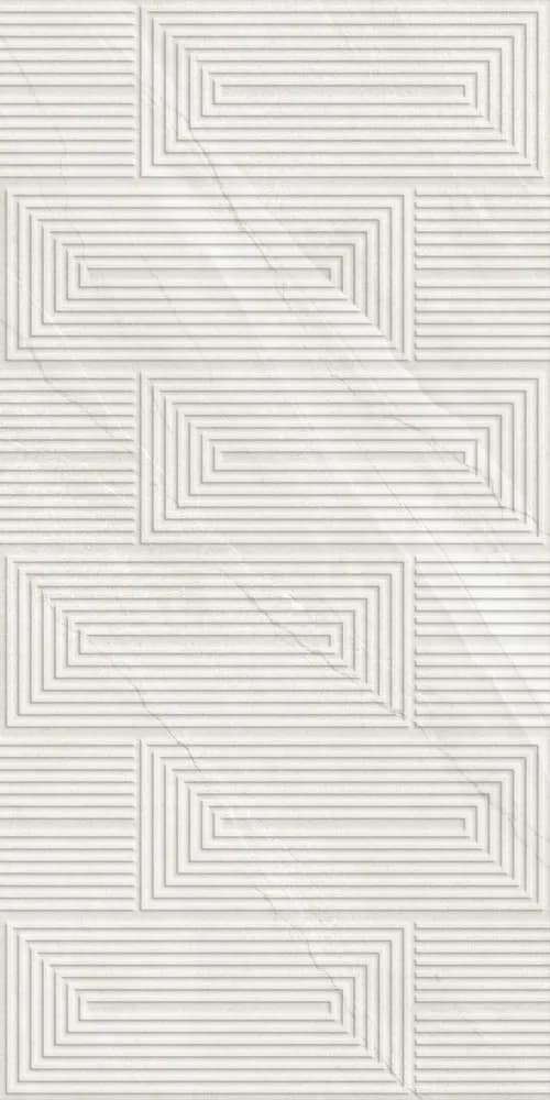 Glamour Bianco Decore 600×1200 mm NR Surface decor tile