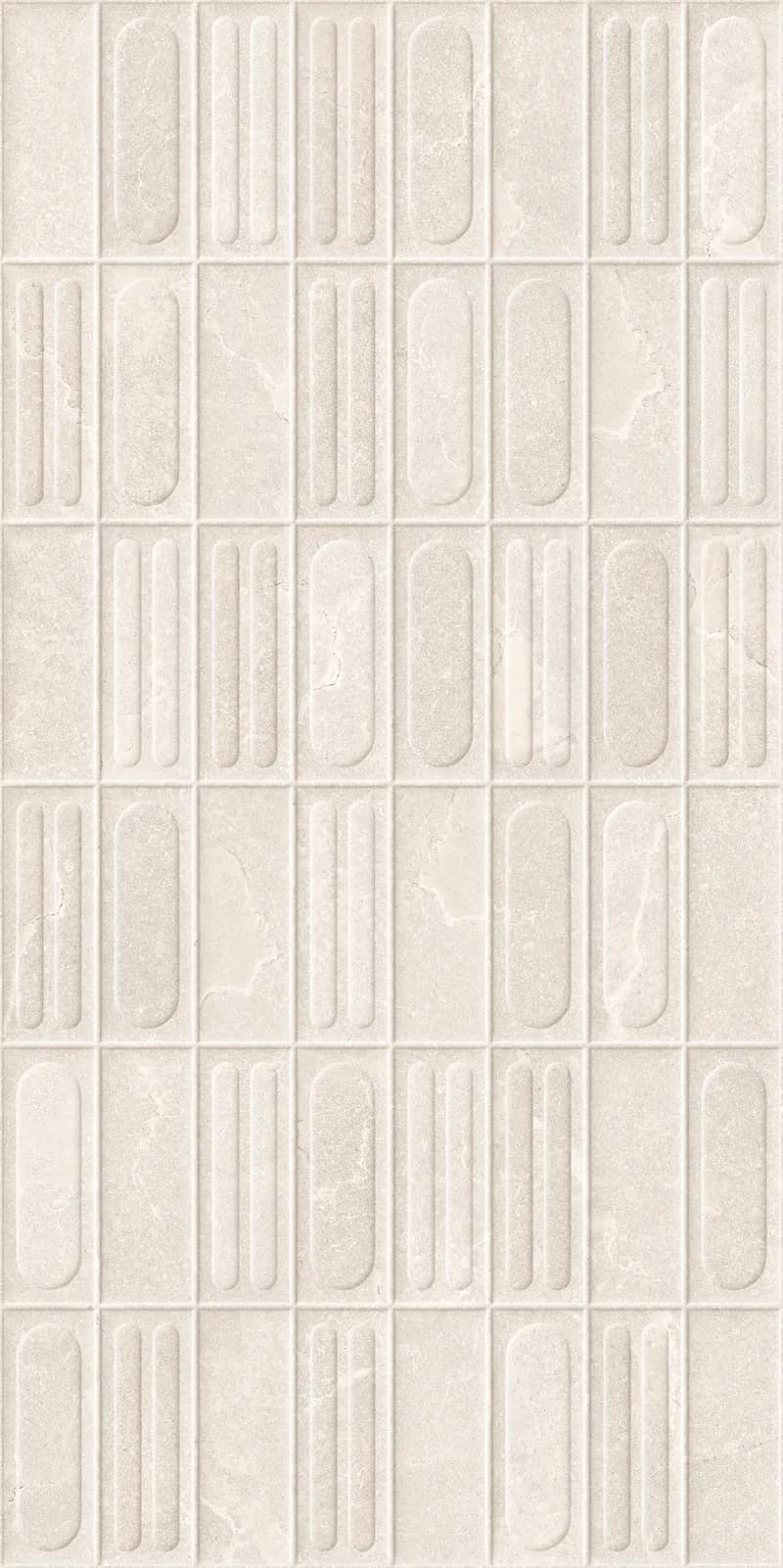 Mirella Bianco Decore 600×1200 mm NR Surface decor tile