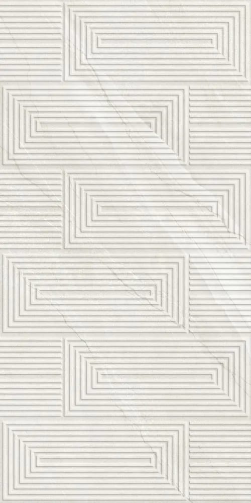 Glamour Bianco Decore 600×1200 mm NR Surface decor tile