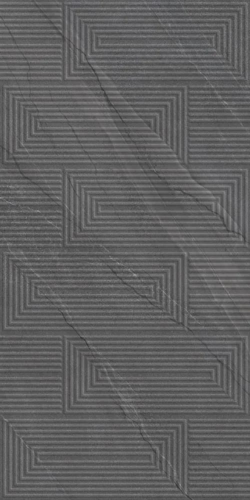 Glamour Nero Decore 600×1200 mm NR Surface decor tile