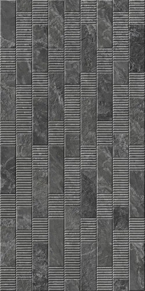 Thassos Nero Decore 600×1200 mm NR Surface decor tile