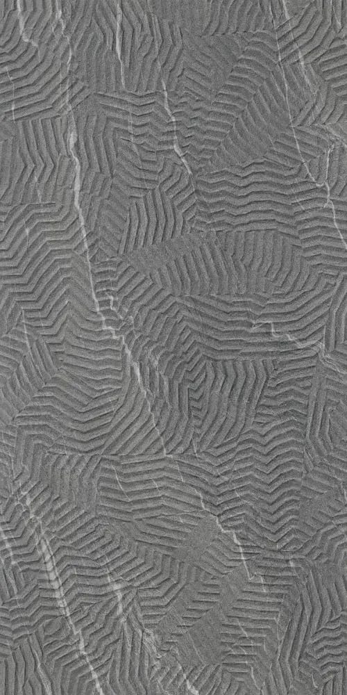 Venice Nero Decore 600×1200 mm NR Surface decor tile
