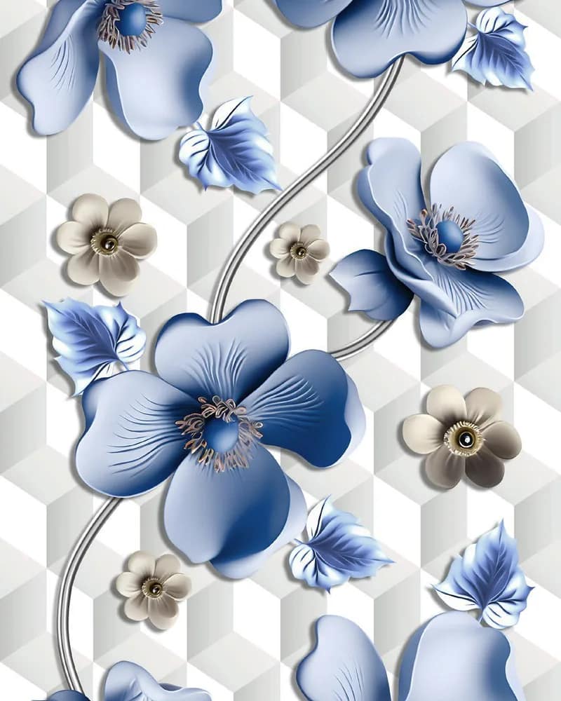 Blue Fino — 3D Collection at Bandhan Ceramic Blue Fino — 3D Collection at Bandhan Ceramic