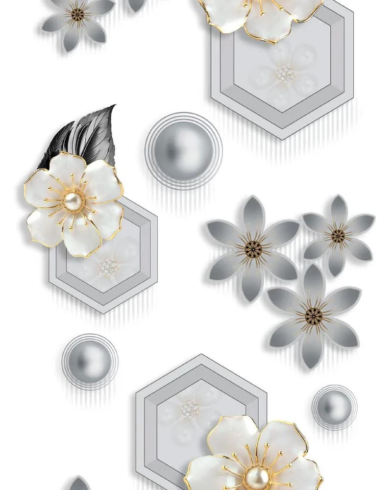 Poppy Gold — 3D Collection at Bandhan Ceramic Poppy Gold — 3D Collection at Bandhan Ceramic