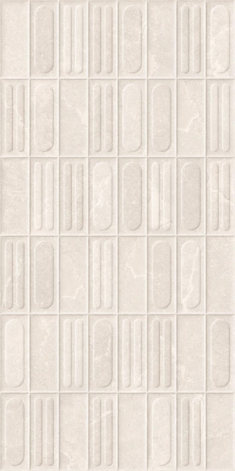 Mirella Bianco Decore — face 1 at Bandhan Ceramic Mirella Bianco Decore 600×1200 mm NR Surface decor tile