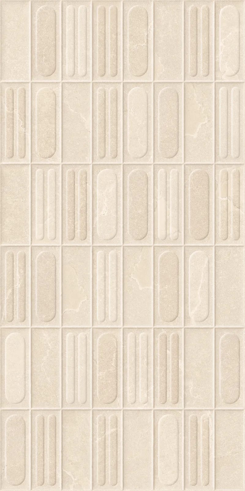 Mirella Crema Decore — face 1 at Bandhan Ceramic Mirella Crema Decore 600×1200 mm NR Surface decor tile