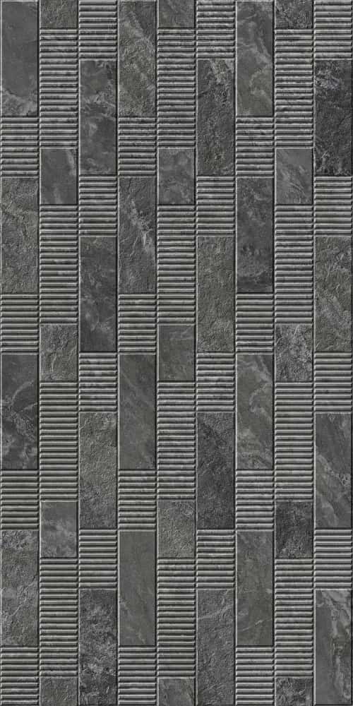 Thassos Nero Decore 600×1200 mm NR Surface decor tile