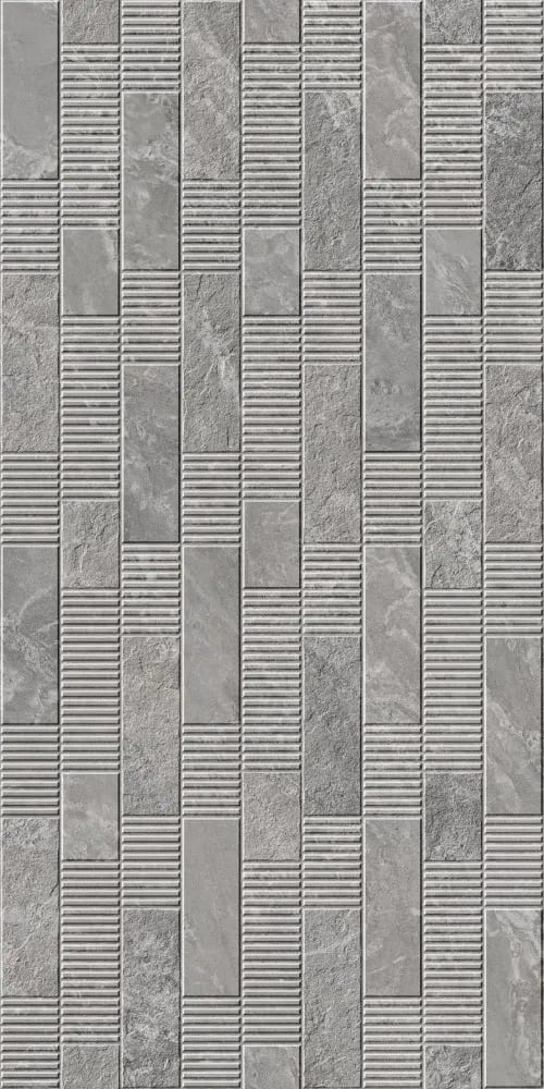Thassos Silver Decore — face 1 at Bandhan Ceramic Thassos Silver Decore 600×1200 mm NR Surface decor tile